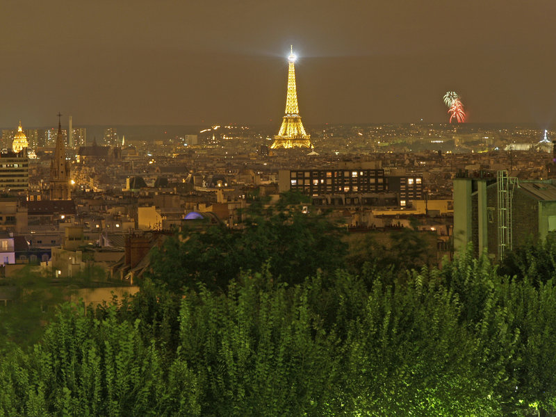 Paris, Eiffel Tower, Belleville